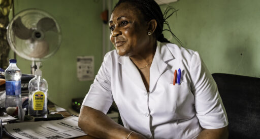 Anietie Uboh is chief matron of the Primary Health Centre Base in Uyo Akwa Ibom State, Nigeria, where the dual test is being used