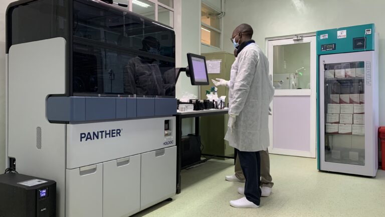 The Panther viral load testing machine