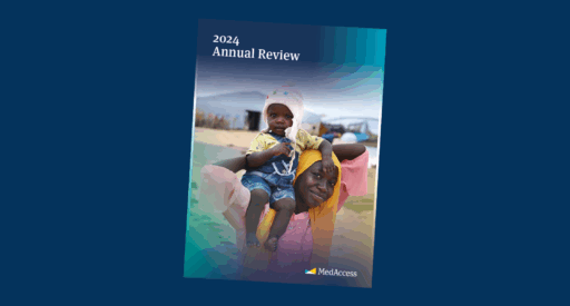 Front cover of MedAccess' 2024 Annual Review