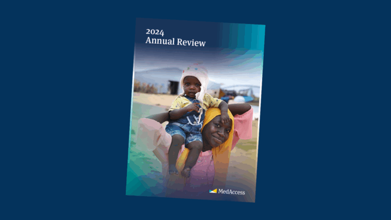 Front cover of MedAccess' 2024 Annual Review